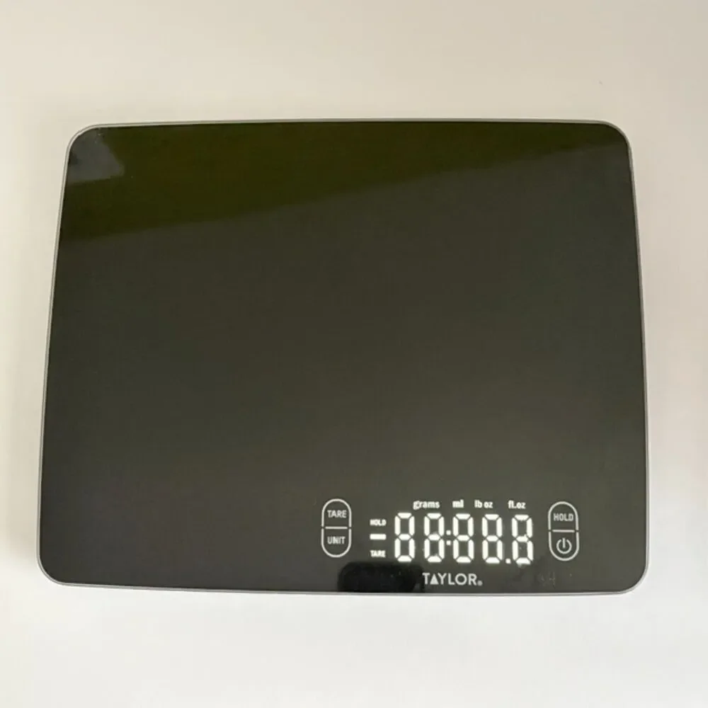 Taylor 5331398 Expanded Platform Digital Kitchen Scale 30 lb Waterproof